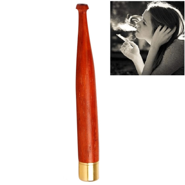 Ladies Twig Pull Rod Filter Can Wash Wood Sandalwood Long Cigarette Holder, Specifications:5 mm Fine Smoke(Rosewood A102)