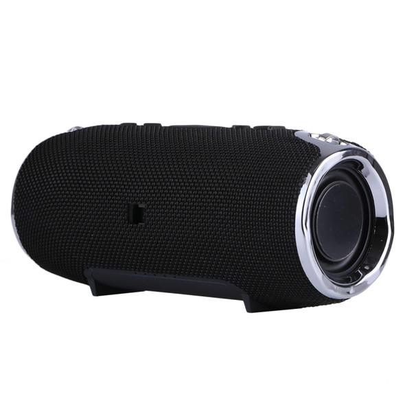 Portable Bluetooth V4.1 Stereo Speaker with Strap, Built-in MIC, Support TF Card & AUX IN, Bluetooth Distance: 10m(Black)