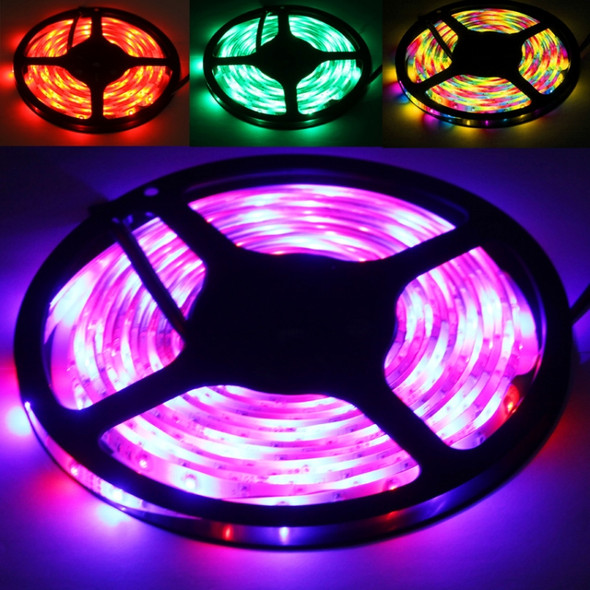 Epoxy Waterproof  Rope Light, Length: 5m, RGB Light 2835 SMD LED with Remote Controller, 60 LED/m