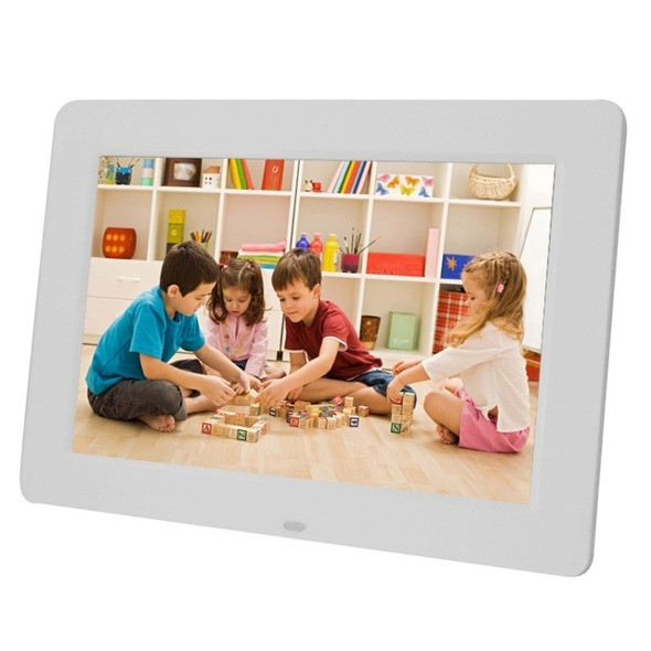 13 inch 1024 x 768 / 16?9 LED Widescreen Suspensibility Digital Photo Frame with Holder & Remote Control, Support SD / MicroSD / MMC / MS / XD / USB Flash Disk(White)