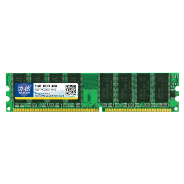 XIEDE X001 DDR 400MHz 1GB General Full Compatibility Memory RAM Module for Desktop PC