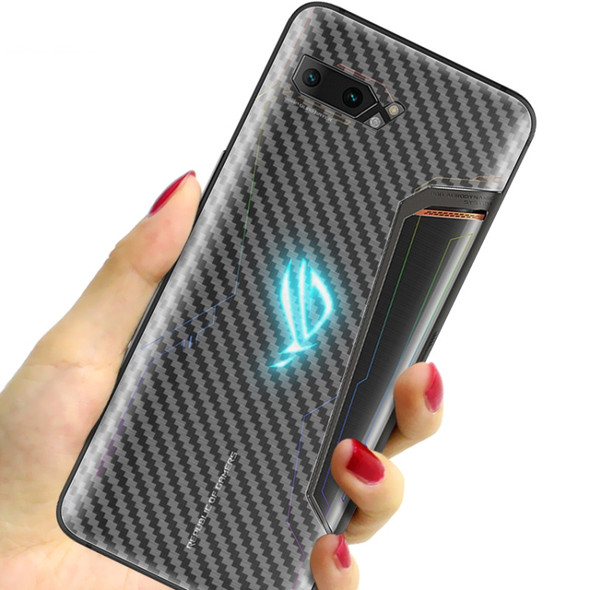 For Asus ROG Phone II ZS660KL IMAK PVC Carbon Fiber Texture Translucent Feel Back Film