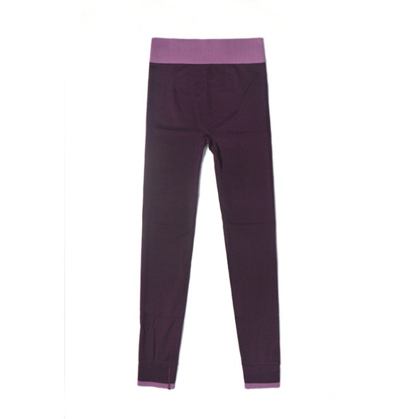 Outdoor Sports Fitness Yoga Peach Quick-drying Pants (Color:Purple Size:M)