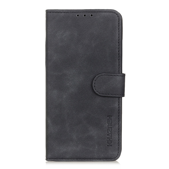 For Xiaomi Redmi Note 8T Retro Texture PU + TPU Horizontal Flip Leather Case with Holder & Card Slots & Wallet(Black)