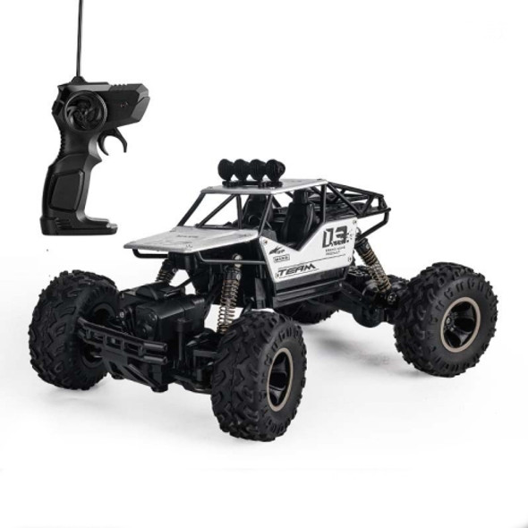 HD6141 1:16 Mountain-climbing Bigfoot Four-wheel Children Remote-controlled Off-road Vehicle Toy(Silver)