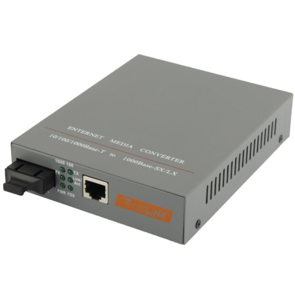 10/100/1000M Single mode Gigabit Adaptive Optical Transceiver (HTB-GS-03)