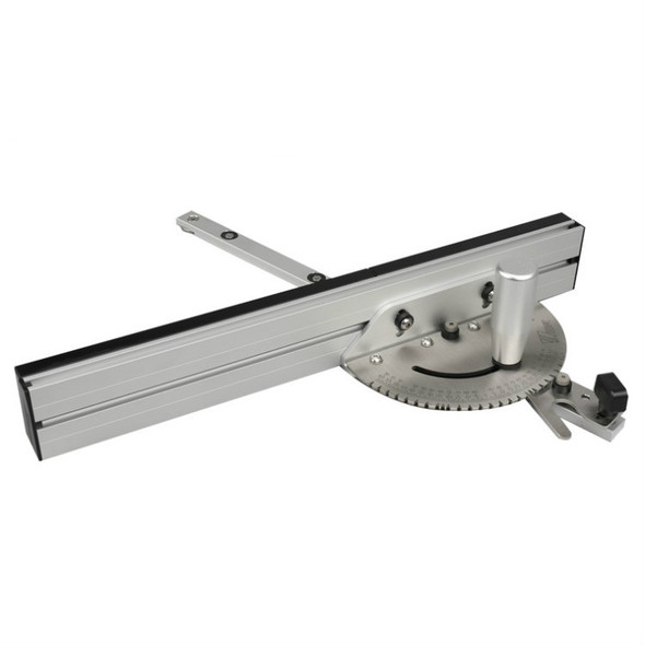 Woodworking Pusher Slide Ruler Woodworking Table Saw Measuring Tool, Style:Aluminum Handle + Tenon