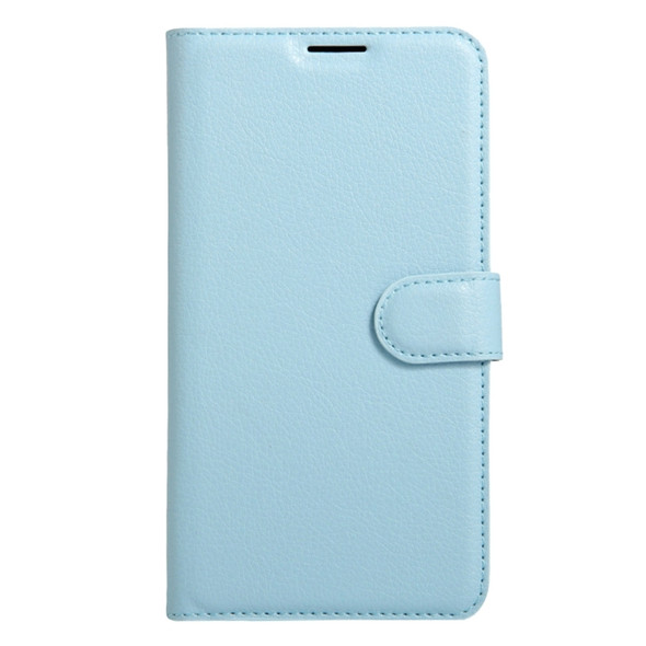 For LG X5 Litchi Texture Horizontal Flip Leather Case with Holder & Card Slots & Wallet(Blue)