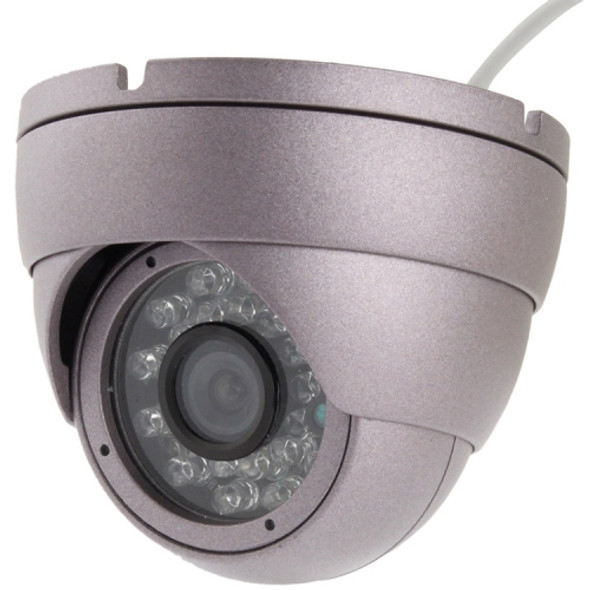 1/3 SONY CCD, 700TVL Color IR Dome CCD Camera, IR Distance: 18m