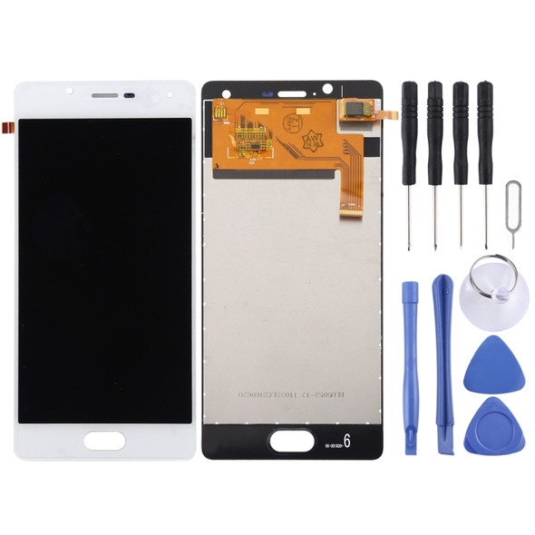 LCD Screen and Digitizer Full Assembly for Wiko U Feel (White)