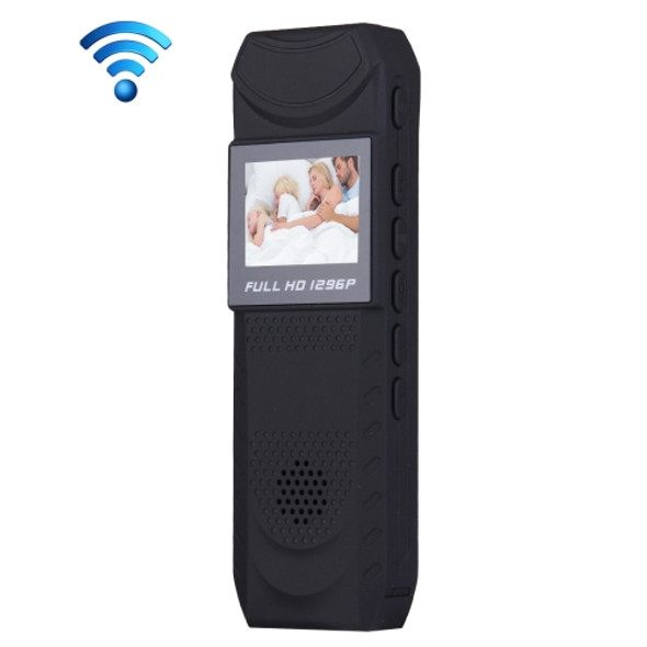 BV01 Full HD 1296P Wifi Infrared Pen Camera Meeting Video Voice Recorder 1.5 inch LCD Mini DV with Clip, Support TF Card / HDMI