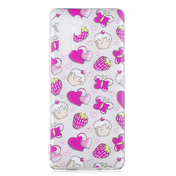 Painted TPU Protective Case For Huawei P30 Pro(Strawberry Cake Pattern)