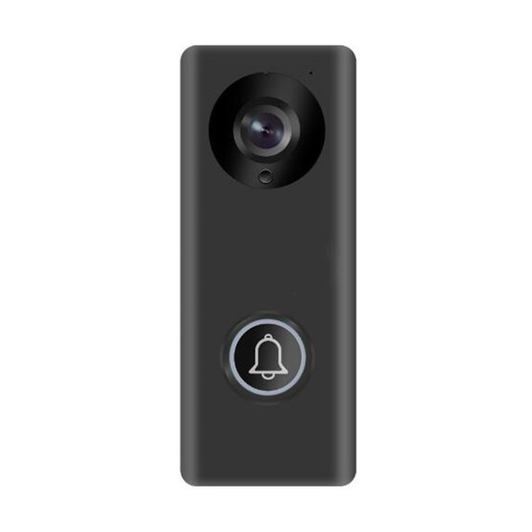 1080P Wireless Intelligent Video Doorbell Mobile Remote Monitoring HD Security Intercom Doorbell(Black)