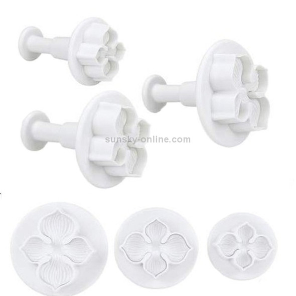 6 PCS Silicone Hydrangea Fondant Cake Decorating Flower Blossom Mold(3 PCS Hydrangea)