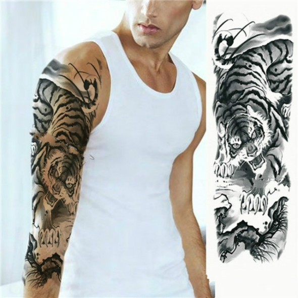 2 PCS Large Arm Sleeve Waterproof Temporary Tattoo Sticker(TQB-018)