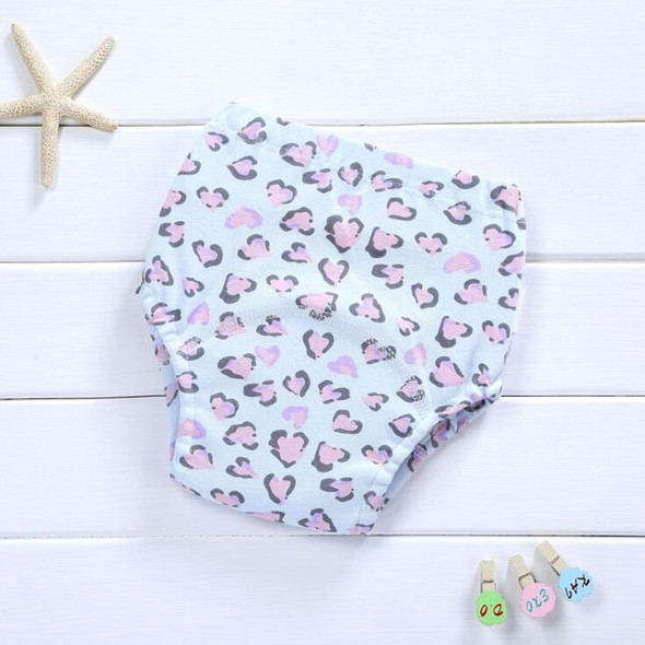 Baby Cotton Washable Four-layer Gauze Diaper, Suitable Height:90 Yards(Purple Heart)