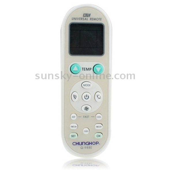 Chunghop Universal A/C Remote Control (Q-988E)(White)