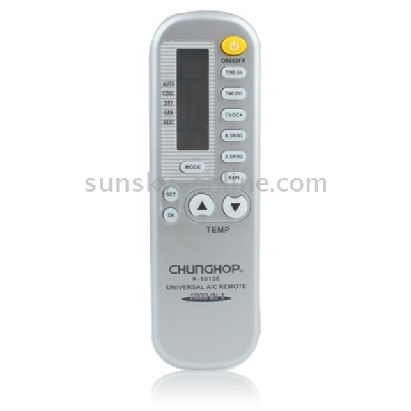 Chunghop Universal A/C Remote Control (K-1010E)(Grey)