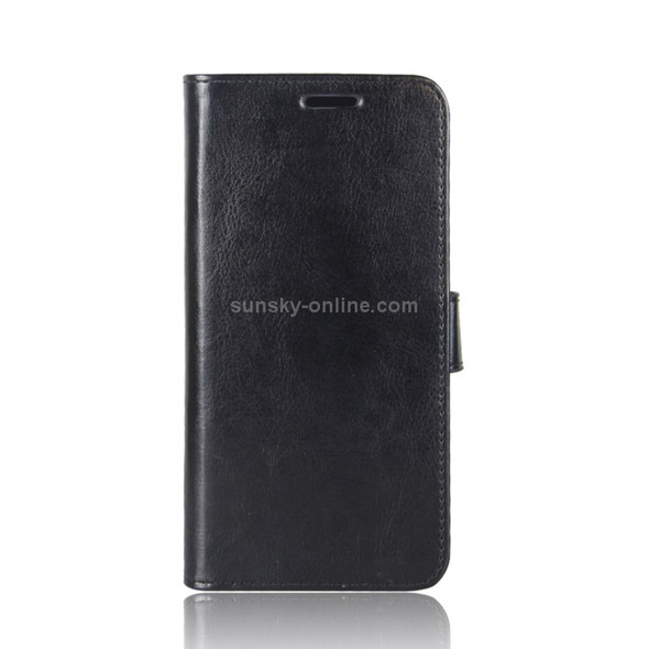 For Lenovo  K8 Crazy Horse Texture Horizontal Flip Leather Case with Holder & Card Slots & Wallet & Photo Frame(Black)