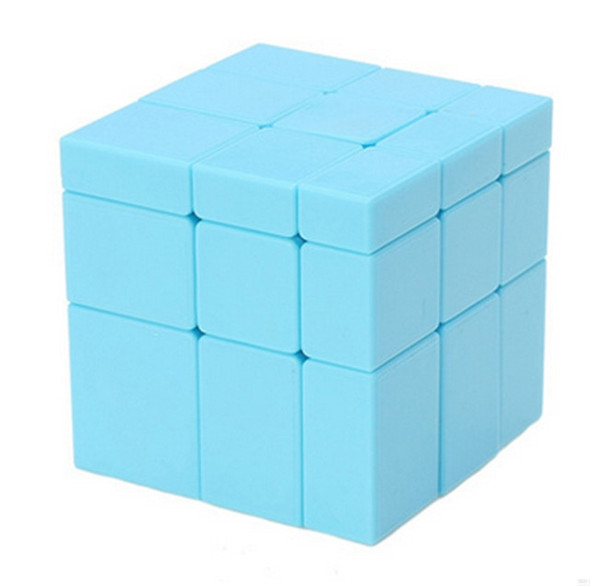 Mirror Bright and Smooth Rubik Cube Children Educational Toys(Blue)