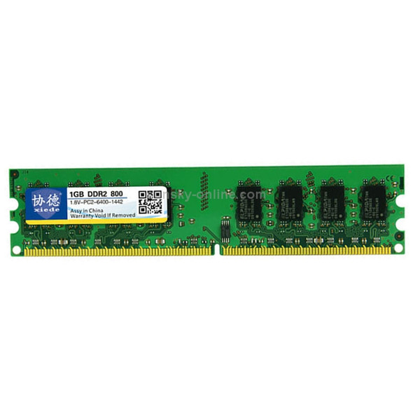 XIEDE X012 DDR2 800MHz 1GB General Full Compatibility Memory RAM Module for Desktop PC