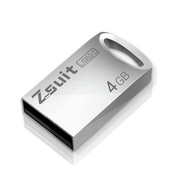 Zsuit 4GB USB 2.0 Mini Metal Ring Shape USB Flash Disk