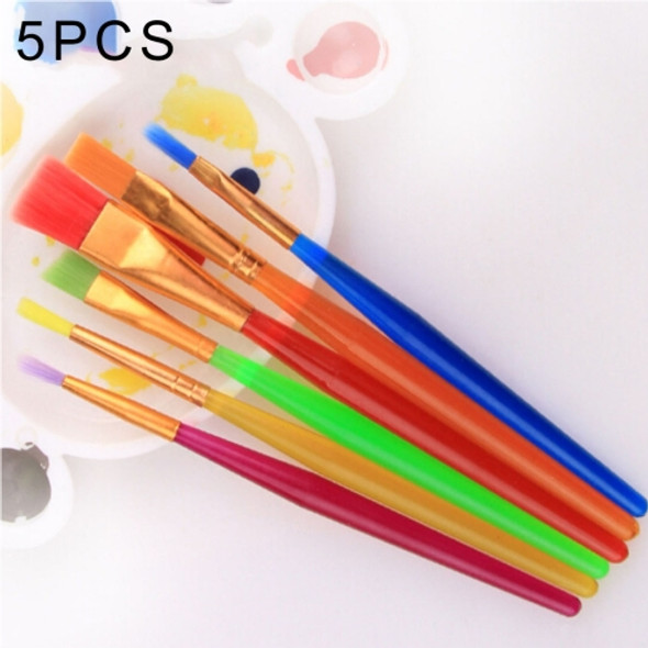 5 PCS 6 Pieces Paint Artist Brushes Set for Watercolor Acrylic and Oil Painting