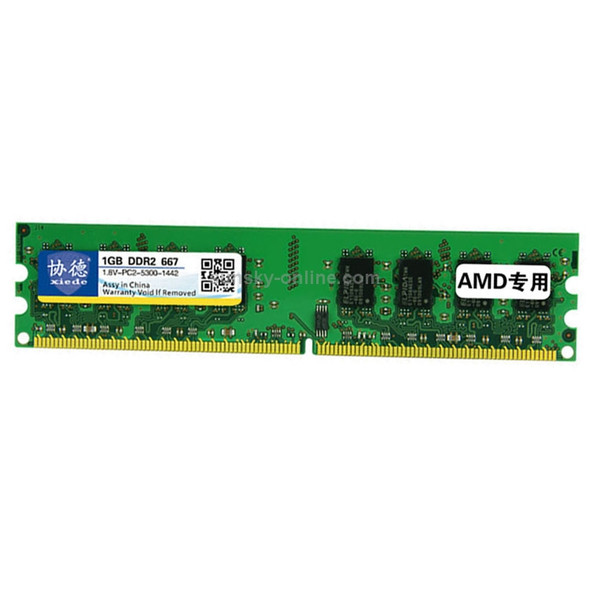 XIEDE X016 DDR2 667MHz 1GB General AMD Special Strip Memory RAM Module for Desktop PC