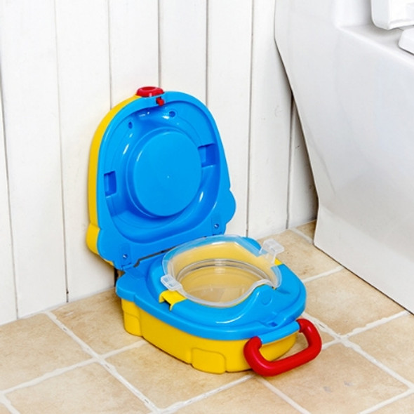 Children Small Toilet Children Portable Toilet Travel Portable Car-mounted(yellow)