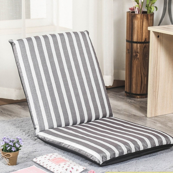 Lazy SofaSingle-person Folding Bed Small Sofa Back Chair Floating Window Chair Floor Chair Sofa Bed(Large Stripe)