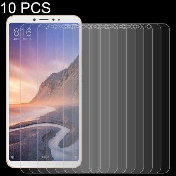 10PCS 9H 2.5D Tempered Glass Film for Xiaomi Mi Max 3