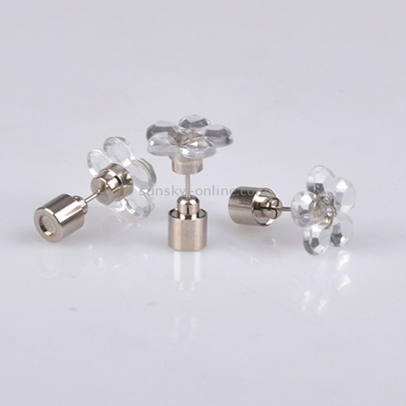 2 PCS Fashion Style LED Plum Blossom Earrings Fashion Jewelry Flash Earrings
