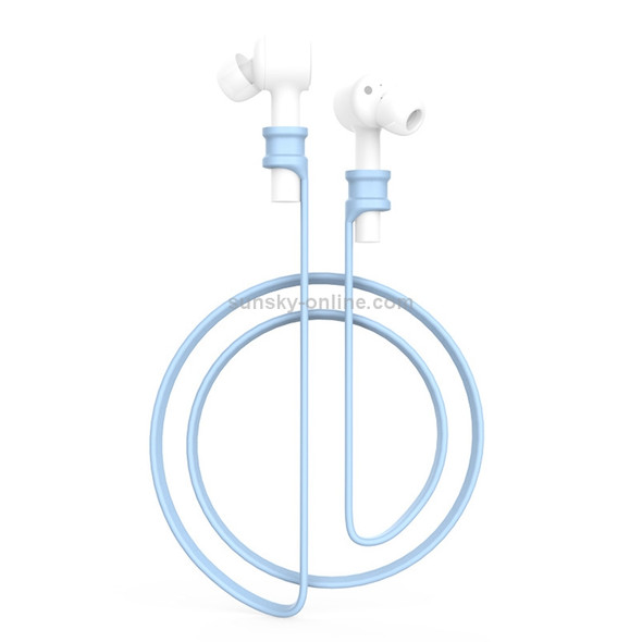 For Xiaomi Air Earphone Silicone Lanyard Anti-lost Rope(Sky Blue)