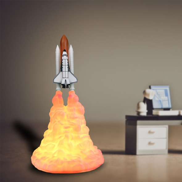 Rocket Light Creative LED Breathing Night Light Novelty Practical Desk Lamp(A-Large)