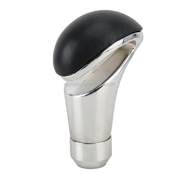 Universal Hollow Leather + Metal Car Gear Shift Knob