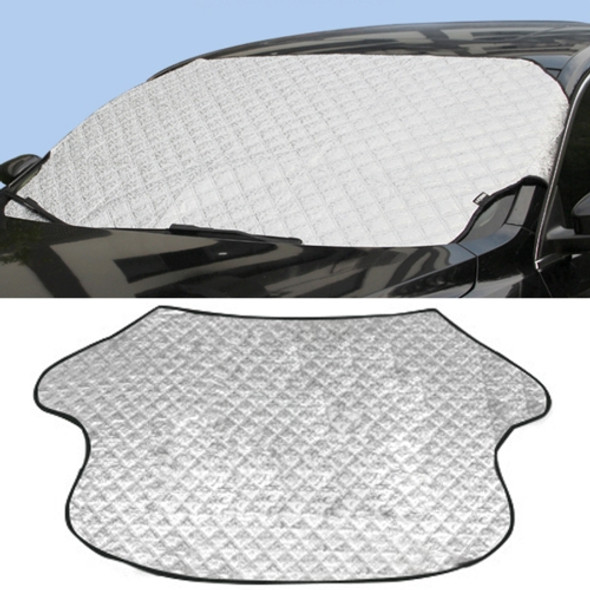 Car Windshield Sun Shade Protective Cover Winter Car Snow Shield Cover Auto Front Windscreen / Rain / Frost / Sunshade Thicken and Add Cotton Snow Shelter Folding Sun Visor, Size: 147 x 100cm