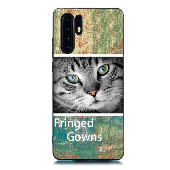 Cat Painted Pattern Soft TPU Case for Huawei P30 Pro
