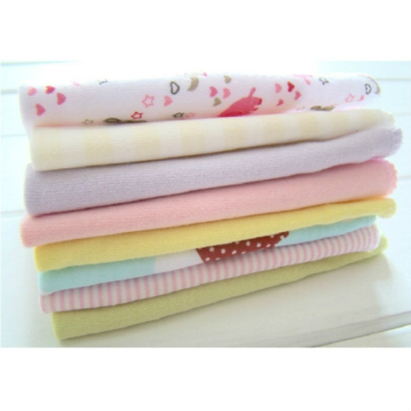 8 PCS/LOT Cotton Newborn Baby Towels Saliva Towel Baby Boys Girls Nursing Towel Handkerchief(Girls Color)