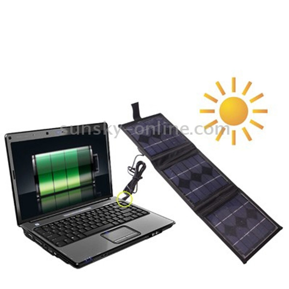 Portable 3 x 2.5 W Solar Panel-Multi-Functional Battery chargers, it can Charge PC with DC Plug