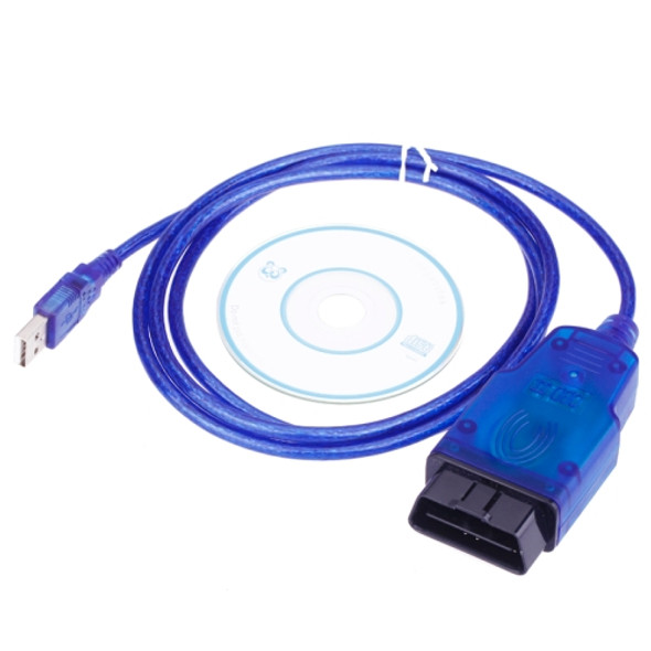 For Opel Tech 2 USB Car Diagnostic OBDII Tool EOBD Cable(Blue)