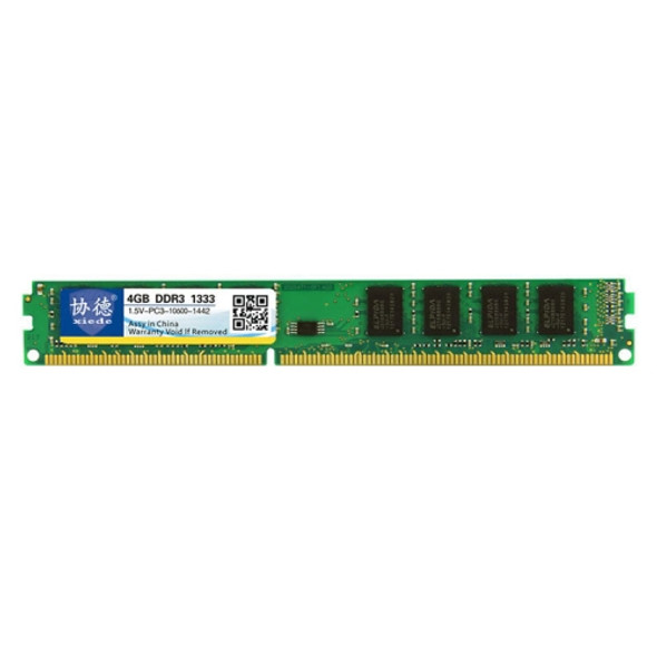 XIEDE X031 DDR3 1333MHz 4GB 1.5V General Full Compatibility Memory RAM Module for Desktop PC