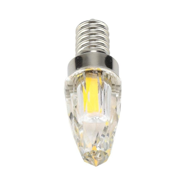 YWXLight 4 PCS E12 4W COB LED Lighting Filament Glass Bulb, AC 110-130V (Warm White)