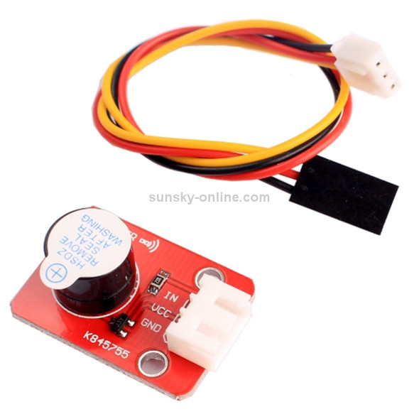 Active Buzzer Sound Sensor Module with 3 Pin Dupont Line for Computers / Printer / Photocopier / Alarm / Electronic Toy / Automotive