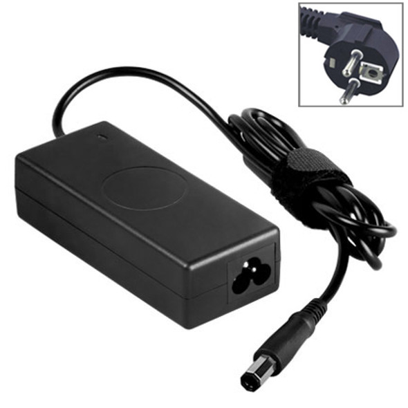 EU Plug AC Adapter 19.5V 3.34A 65W for Dell Notebook, Output Tips: 7.9x5.0mm