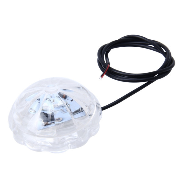 SRF-3089 DC8-80V 5W 300LM Chassis Light For Motorcycle, Wire Length: 76cm(Yellow Light)