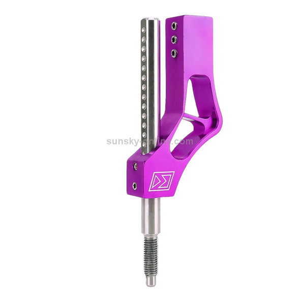 Car Modification Heightening Gear Shifter Extension Rod Adjustable Height Adjuster Lever Shift Lever with Adapters for Honda(Purple)