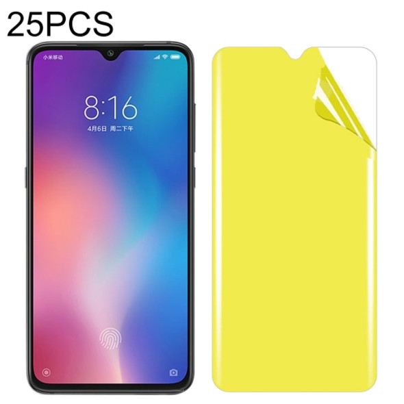 25 PCS For Xiaomi Mi 9 Soft TPU Full Coverage Front Screen Protector