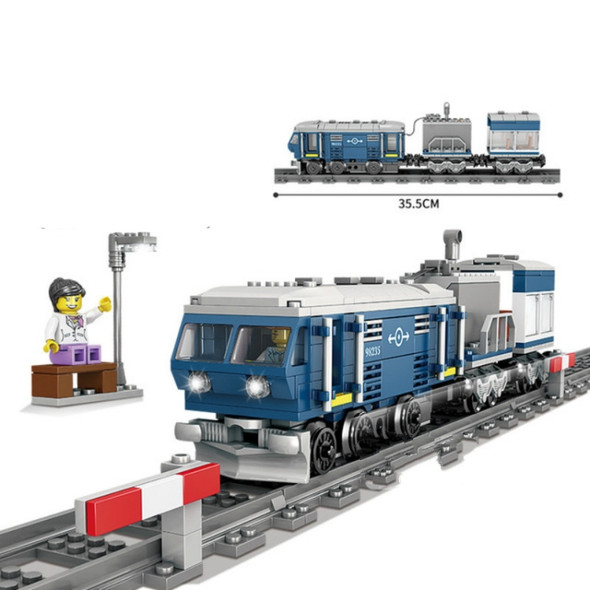 City Electric Rail Train Harmony Assembled High-speed Rail Building Blocks(Dongfeng 11Z Diesel Locomotive)