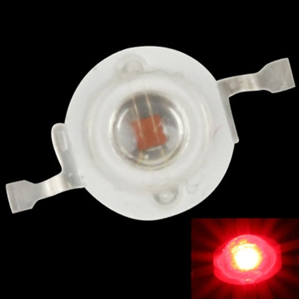 1W High Power LED Light Bulb for Flashlight, Luminous Flux: 30-35lm, 140 Degree Viewing Angle(Red Light)