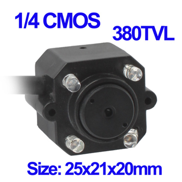 1/4 CMOS 4 LED Color 380TVL Mini Camera, Mini Pin Hole Lens Camera